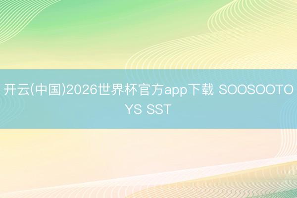 开云(中国)2026世界杯官方app下载 SOOSOOTOYS SST